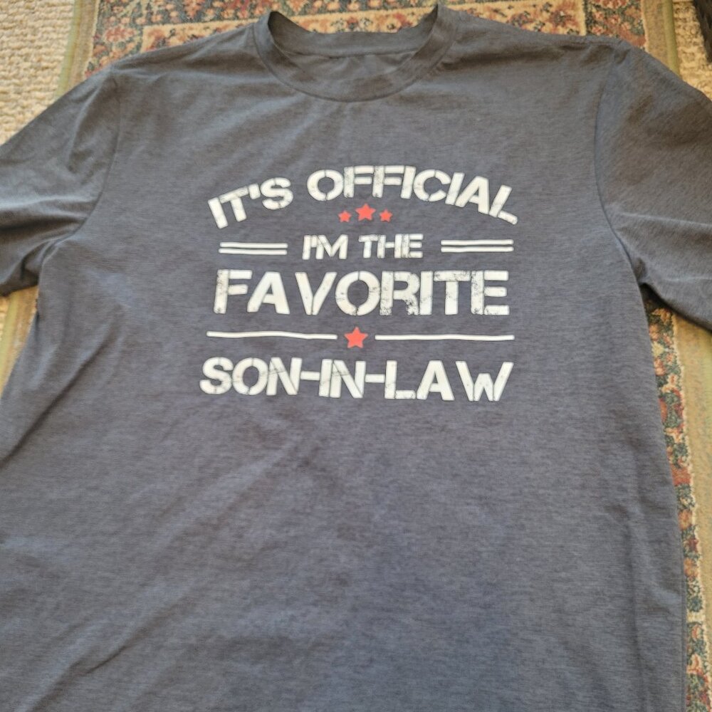 NWoT "favorite son-in-law" men's t-shirt size XL